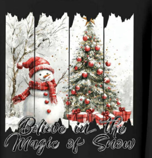 Believe in the magic of snow ￼