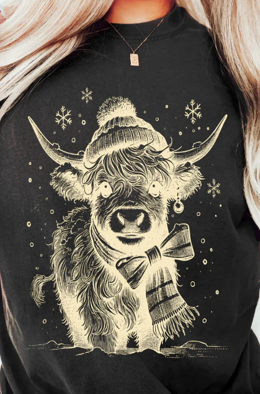 Winter cow