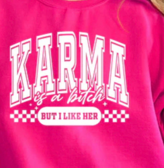 Karma is a B and i like her