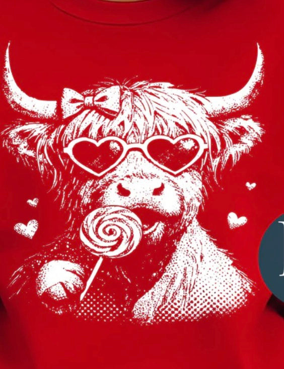 Valentine cow