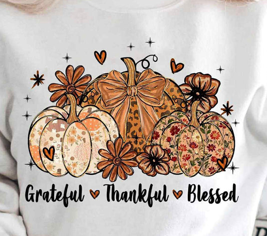 Grateful. Thankful. Blessed