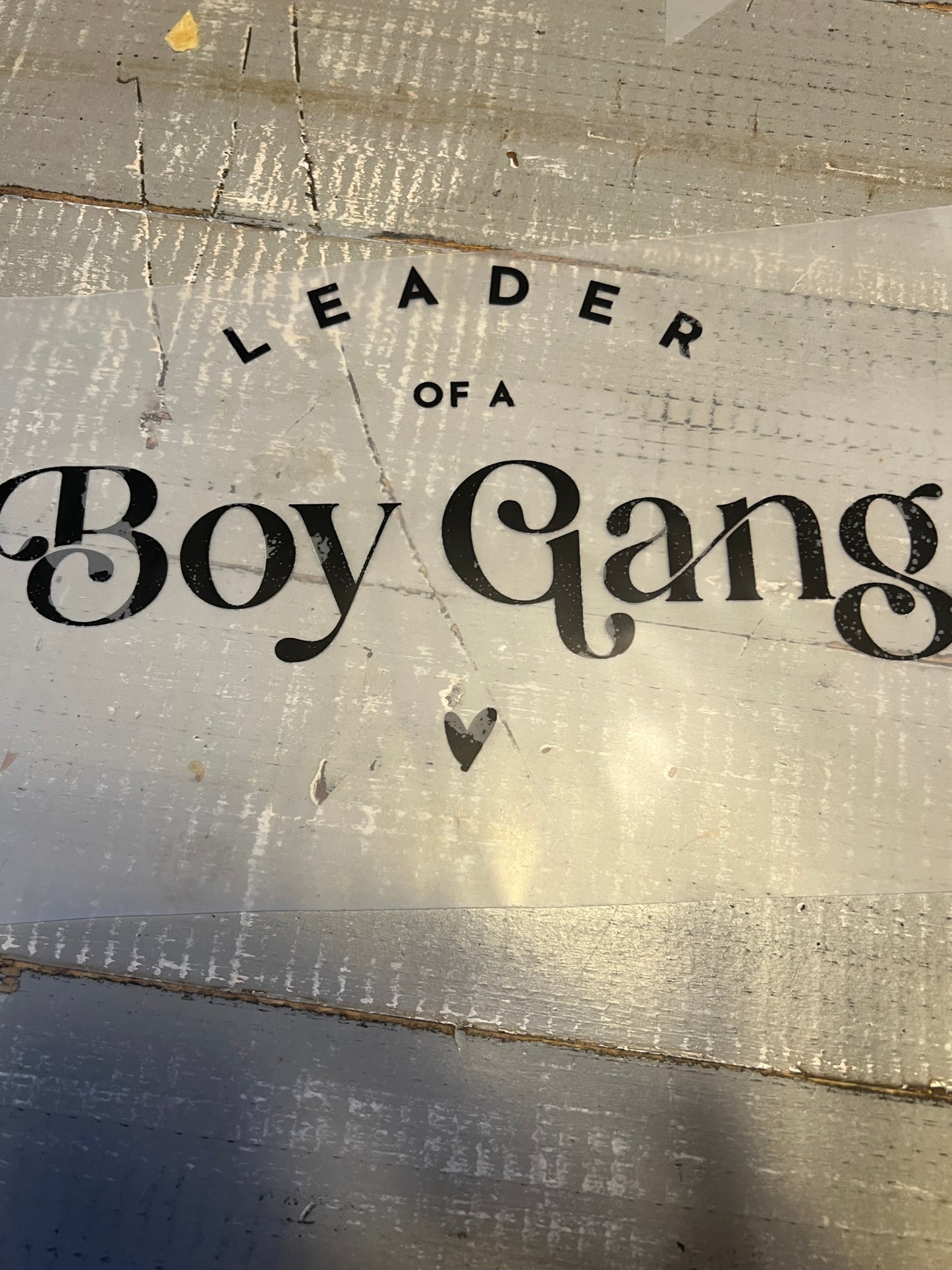 Leader of a boy gang