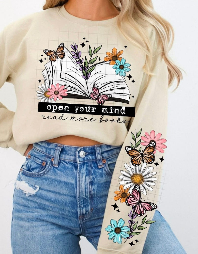 Open your mind. Read more books
