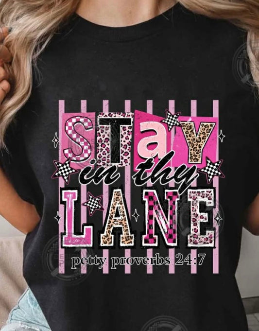 Stay in thy lane