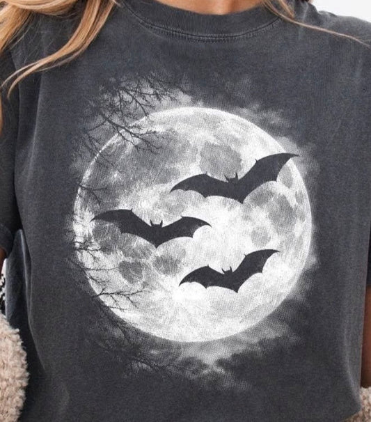 Bats and moon