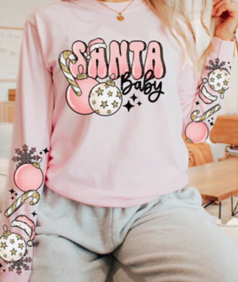 Santa baby with sleeves