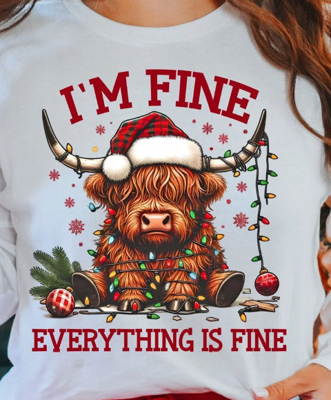 I’m fine everything fine cow