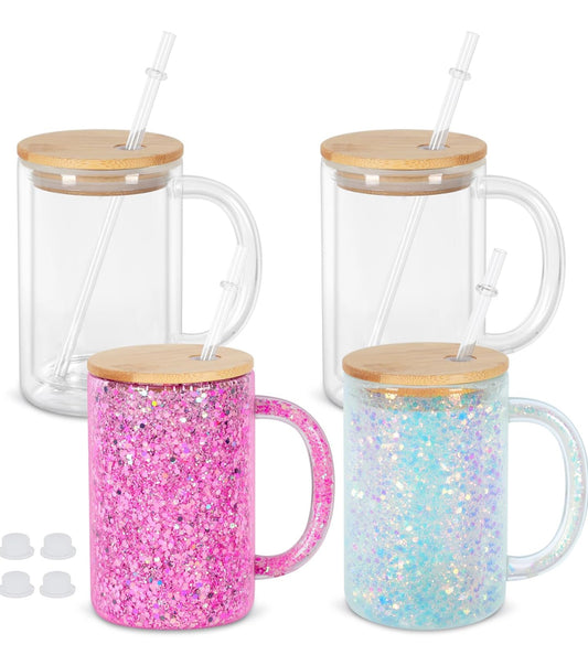Snowglobe mugs 17oz