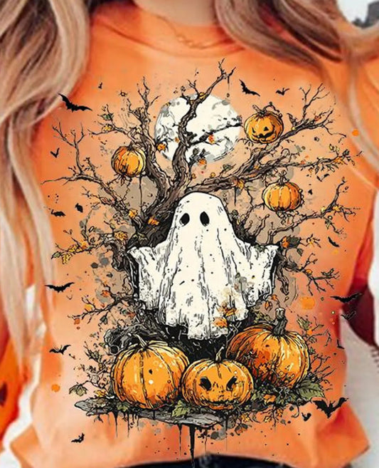 Spooky ghost tree