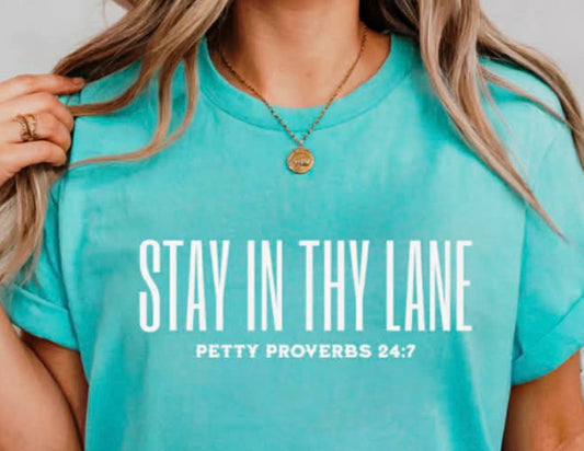 Stay in thy lane