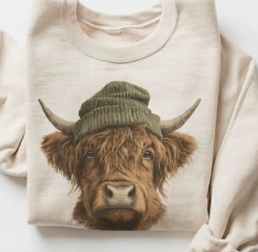 Cow beanie