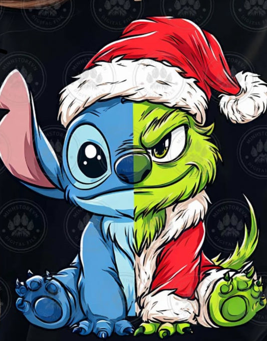 Blue and green monster