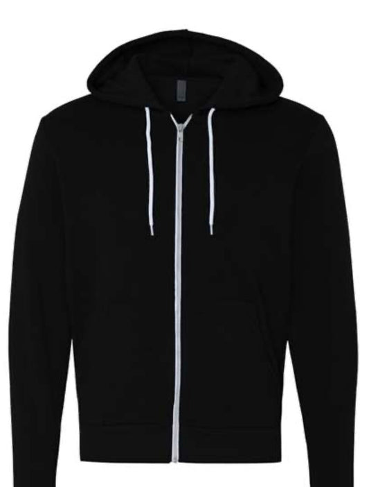 Bella canvas zip up hoodie