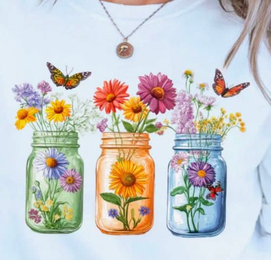 Mason jar floors