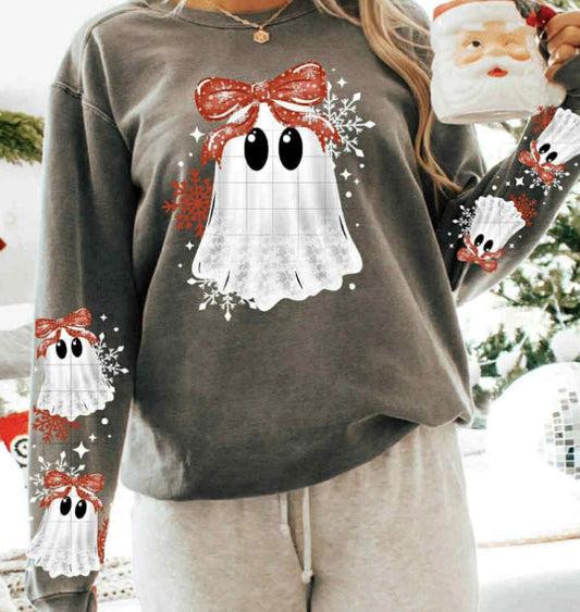 Christmas ghost with sleeves