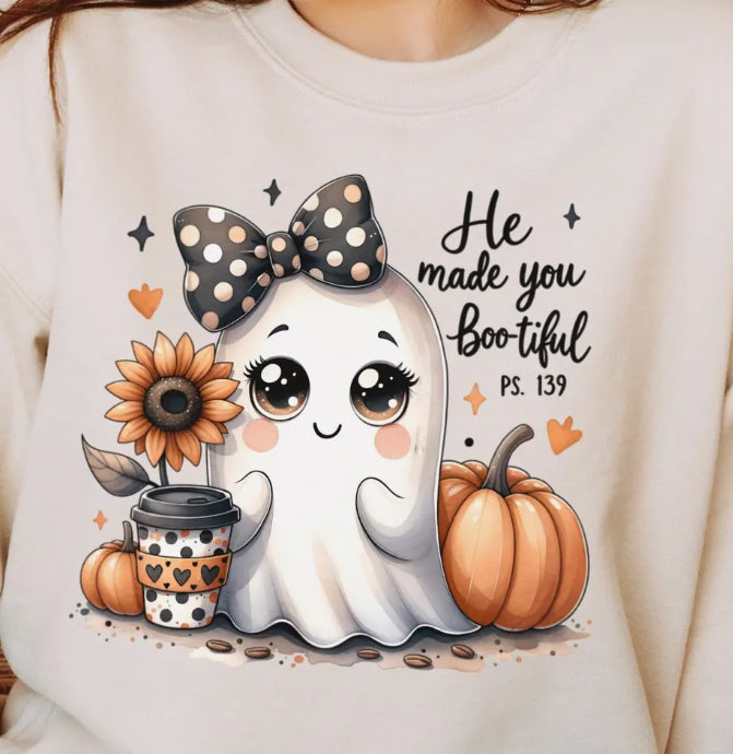 He made you bootiful. God scripture