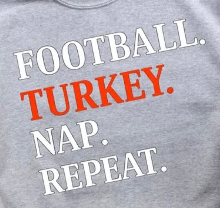 Football. Turkey. Nap. Repeat.