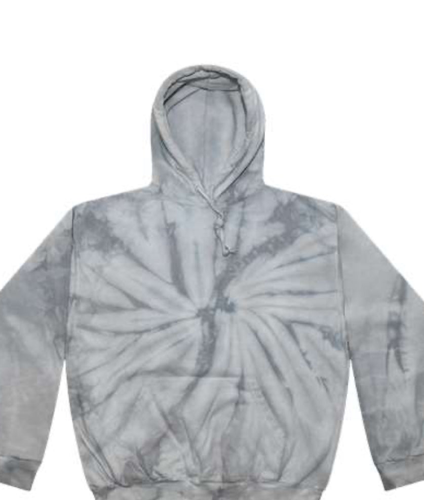 Tie dye hoodies/ put color in notes