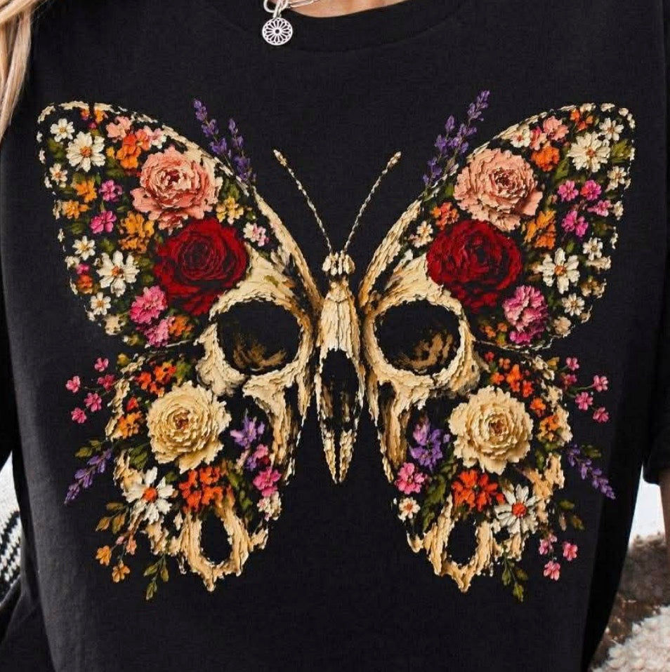 Butterfly skull