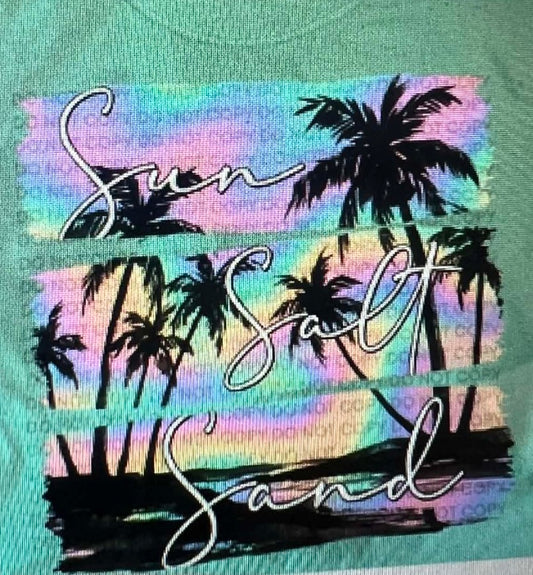 Sun salt sand