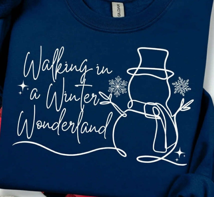 Walking in a winter wonderland