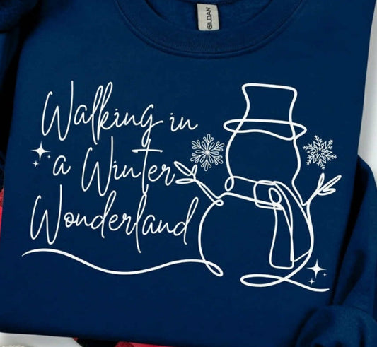 Walking in a winter wonderland