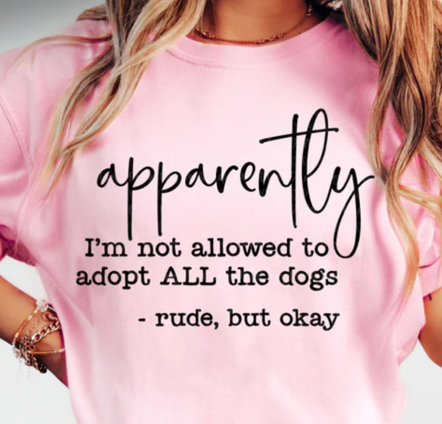 Apparently I’m not allowed to adopted all the dogs. Rude but okay