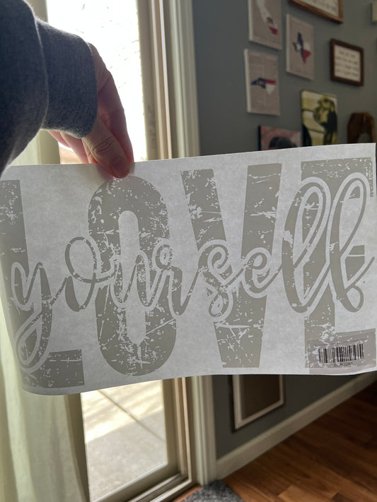 Love yourself (white)