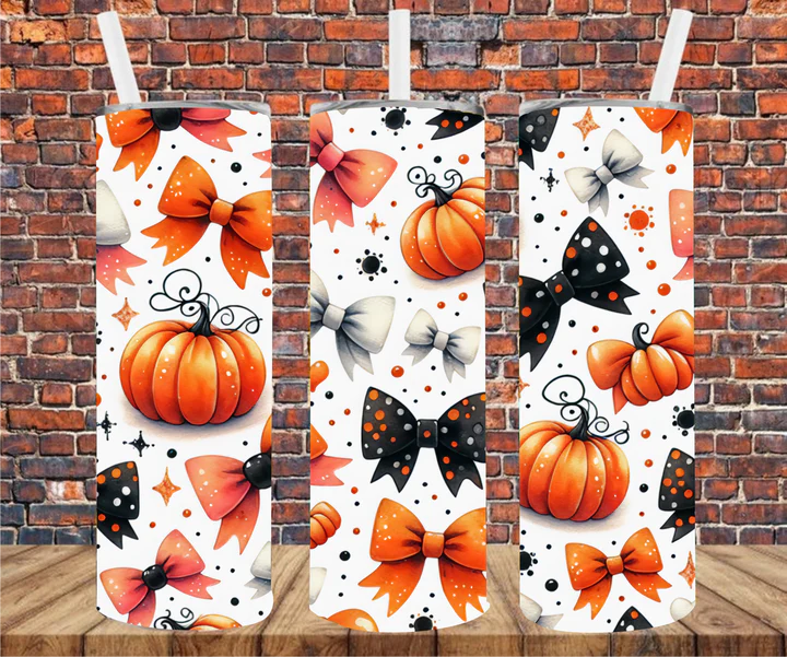 Pumpkins and bows