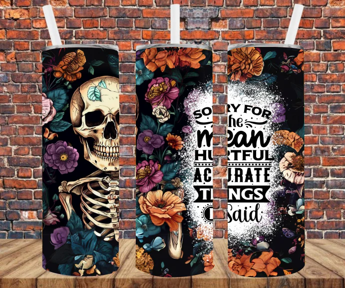 Sorry for the mean hurtful accurate things i said