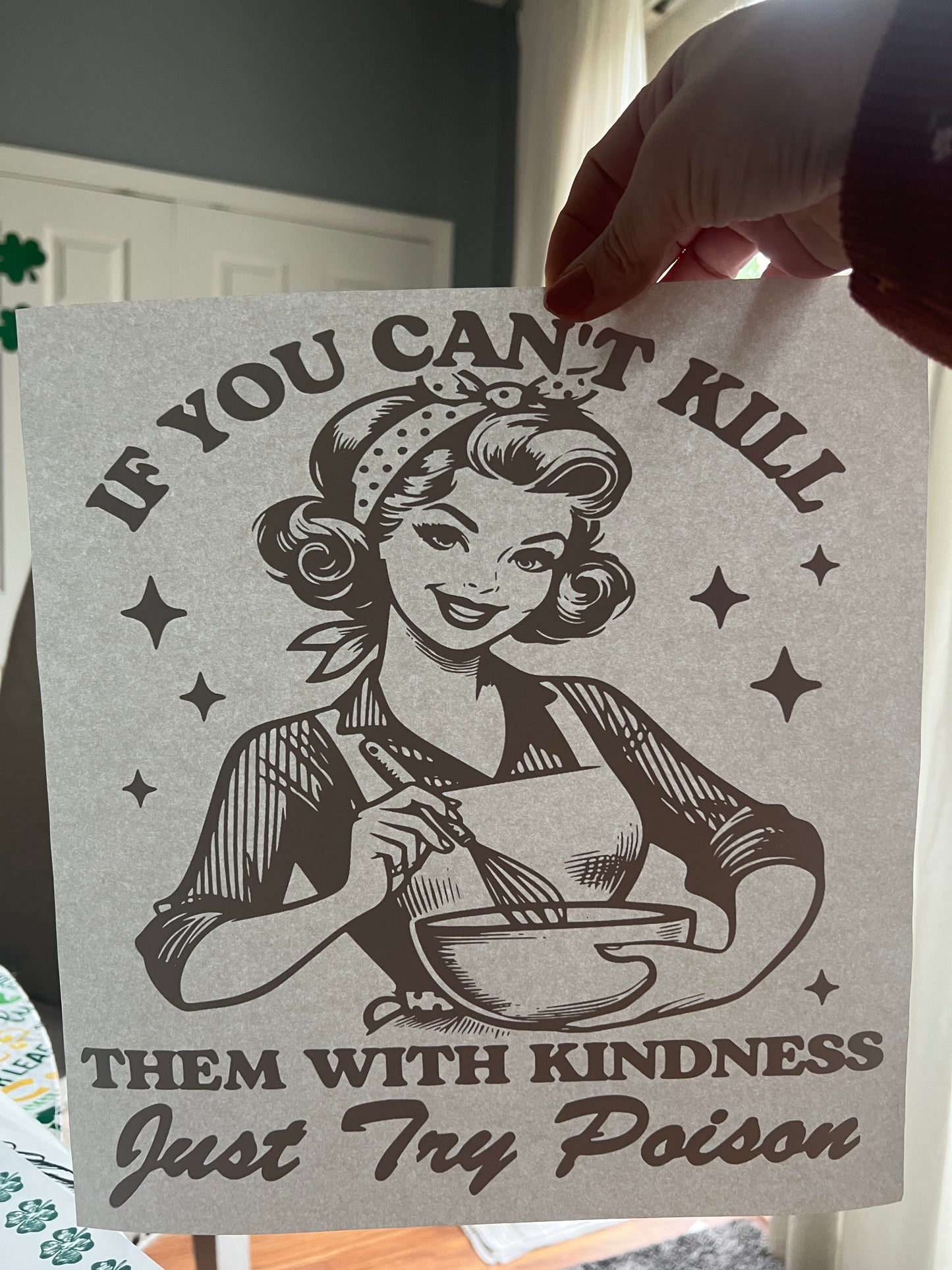 If you can’t k*ll them with kindness. Poison them