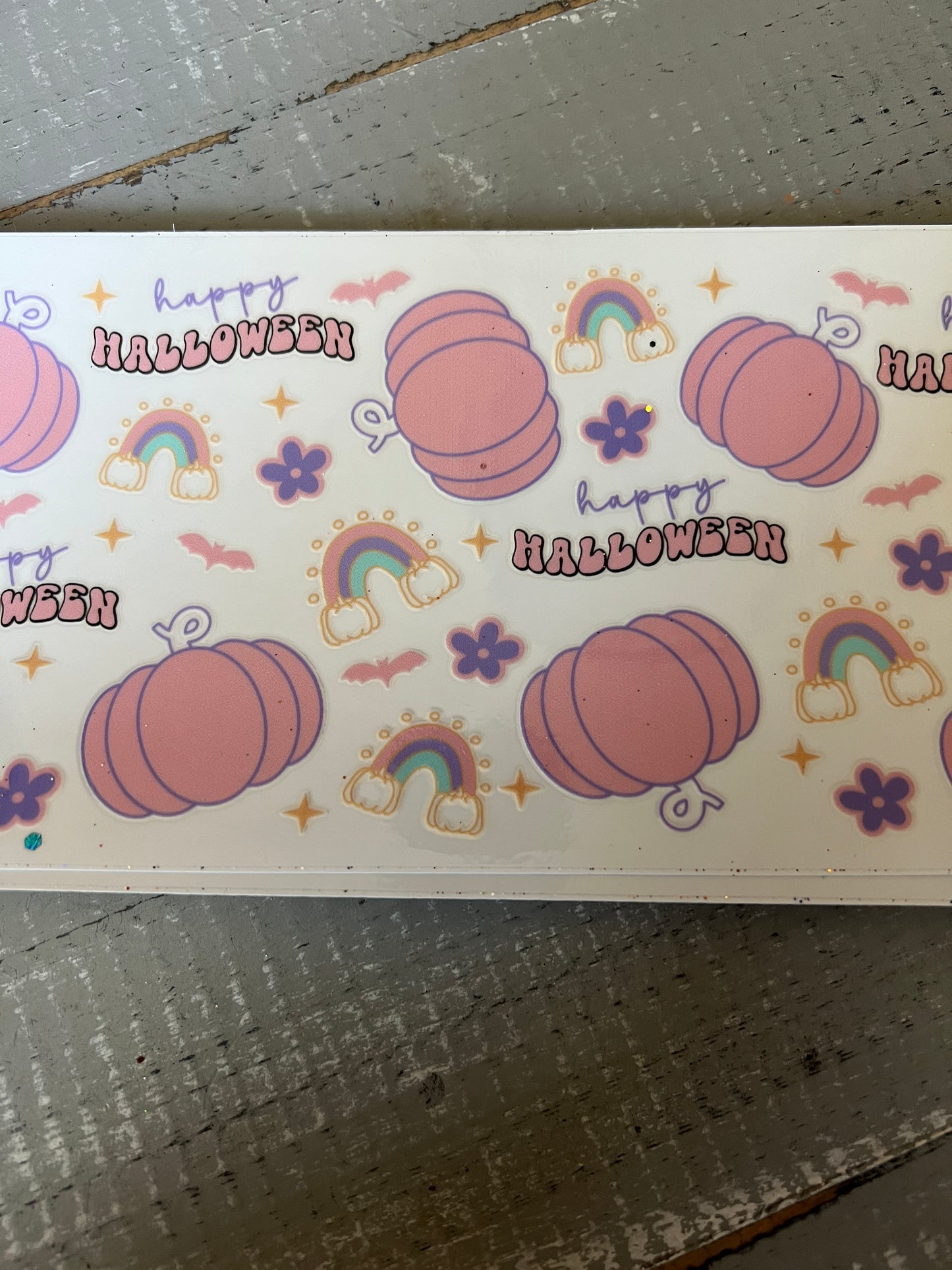 Pink happy Halloween