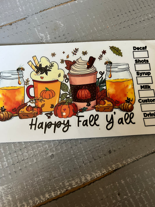 Happy fall yall. Decaf