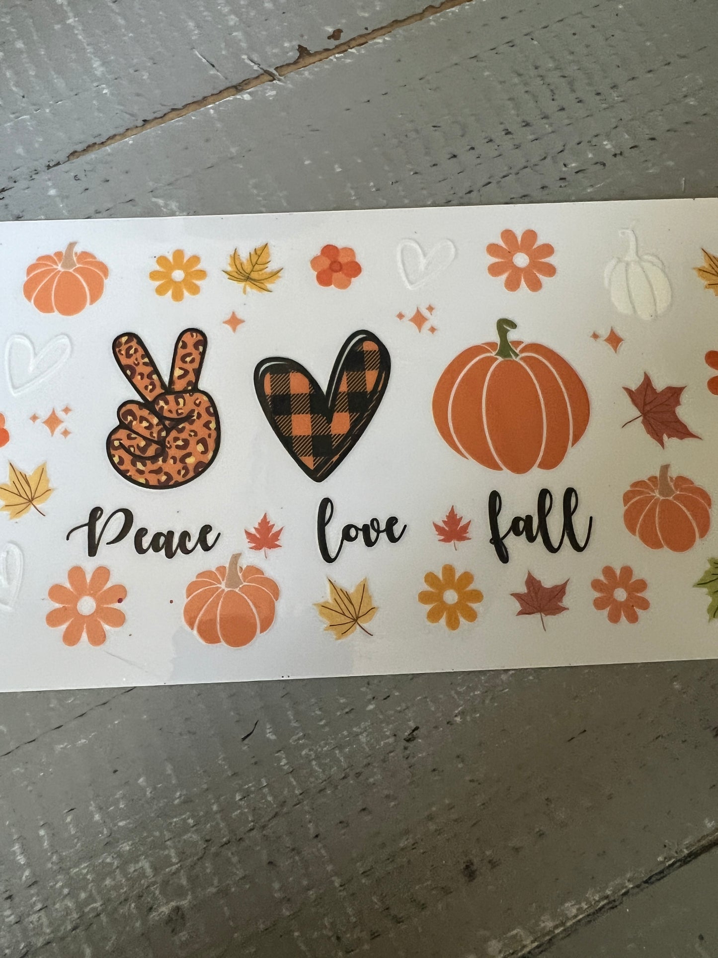 Peace love fall