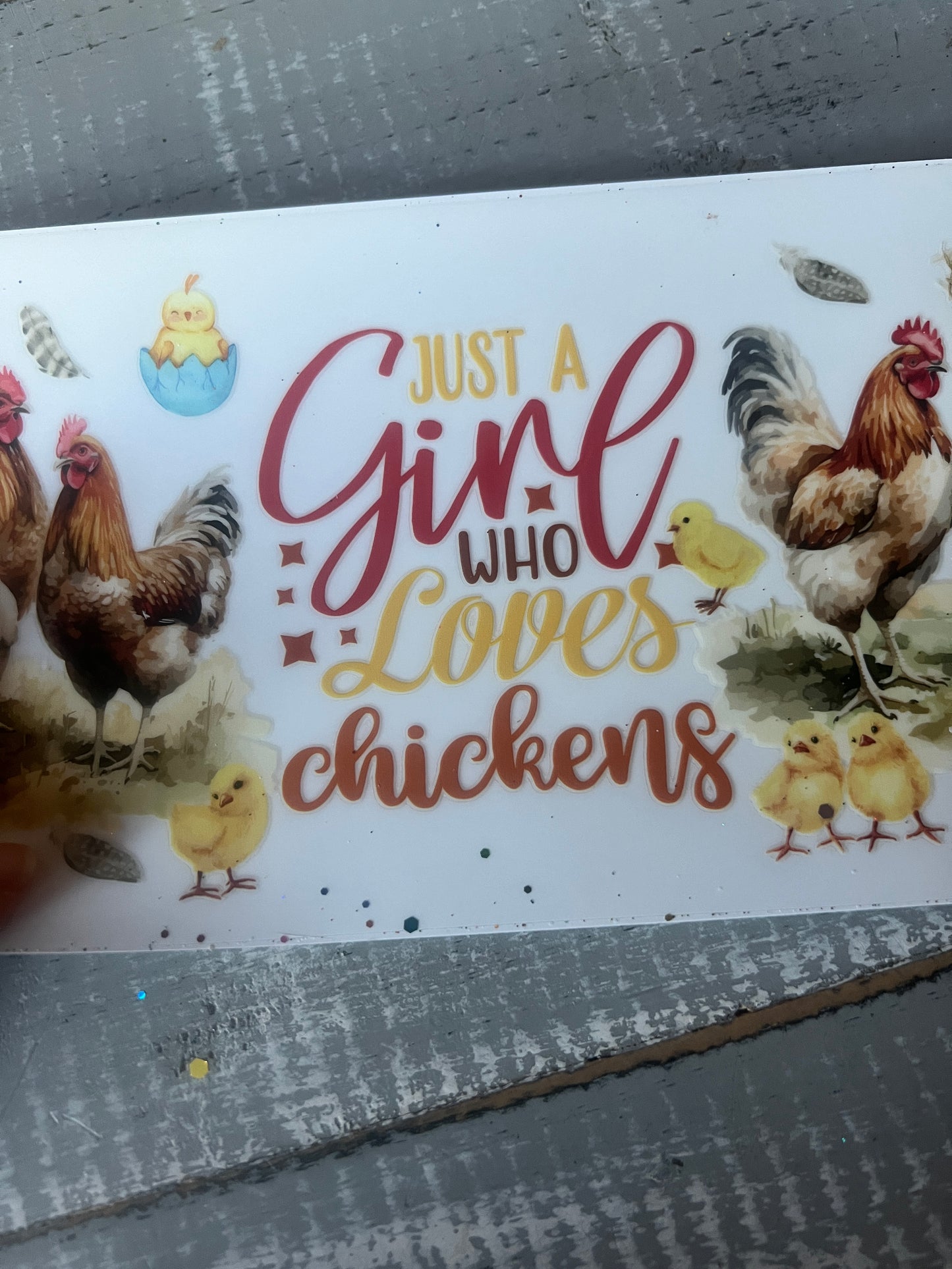 Just a girl who loves chickens