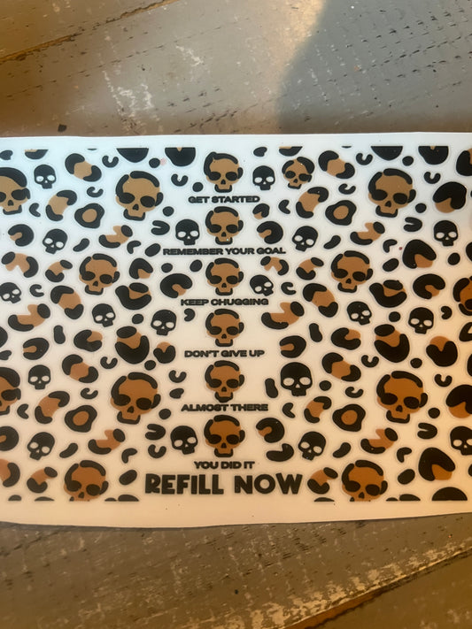 Leopard skulls