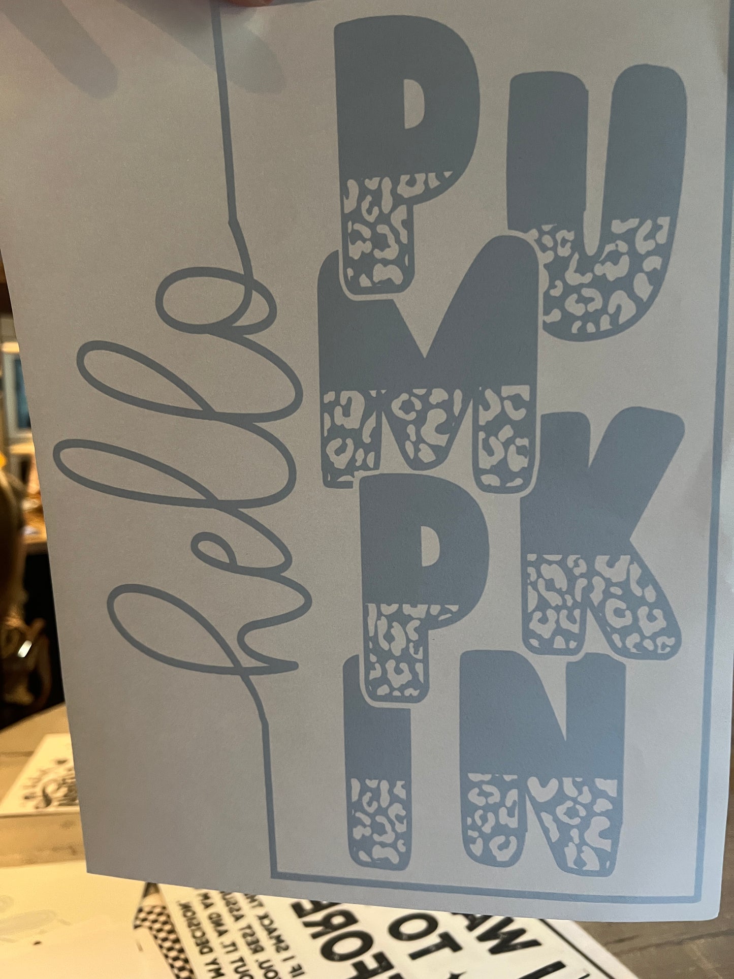 Hello pumpkin (black)