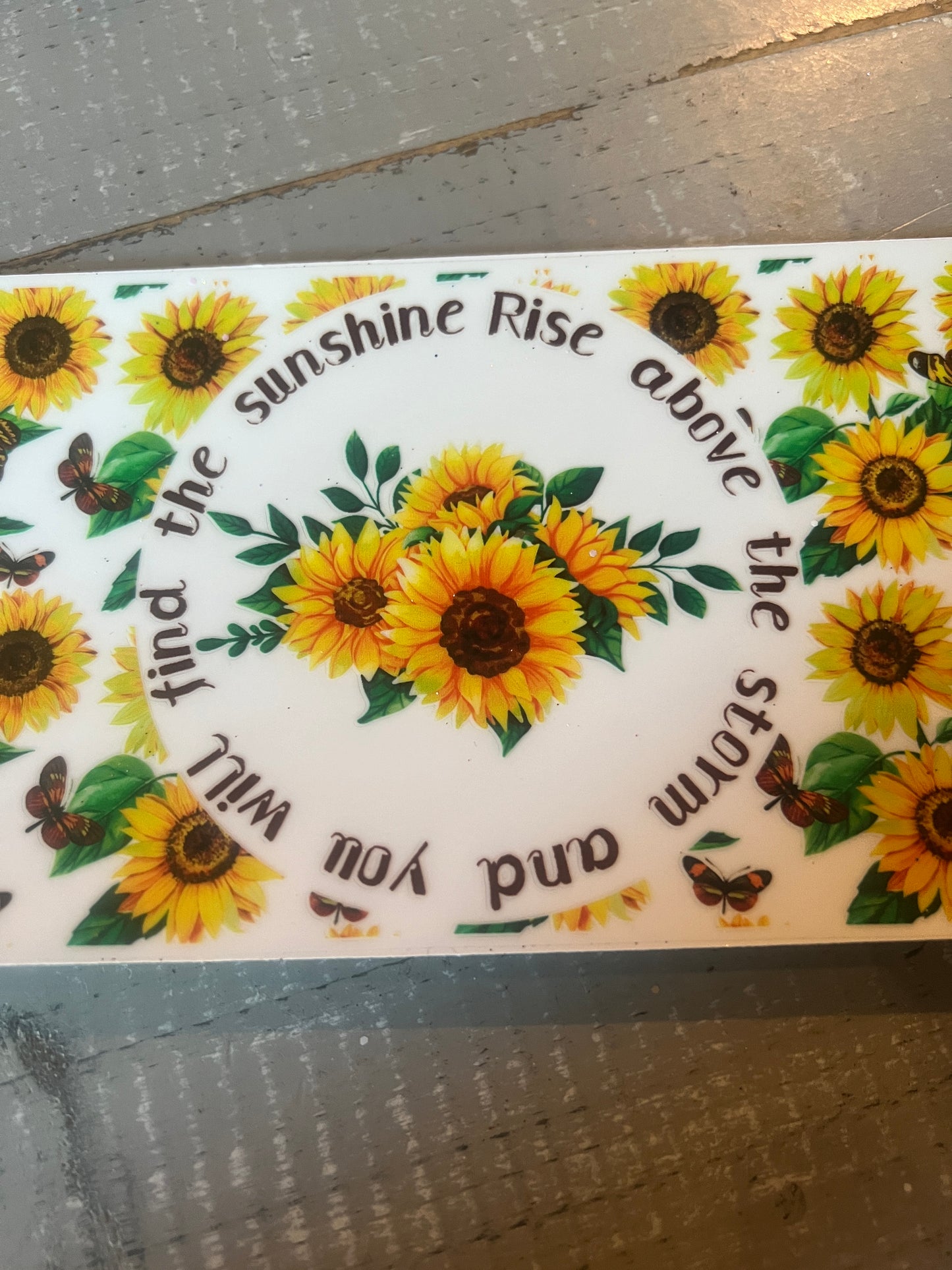 Rise above sunflower