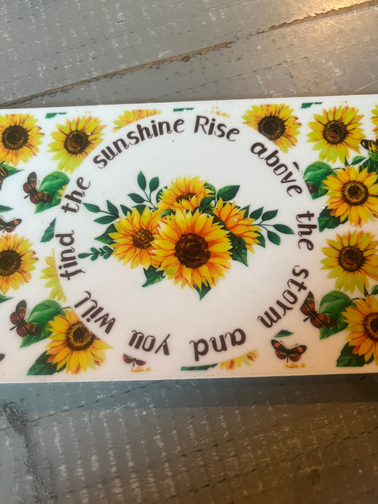 Rise above sunflower