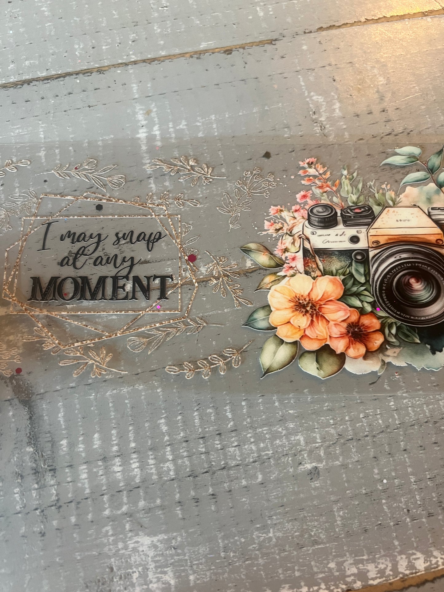 I may snap at any moment