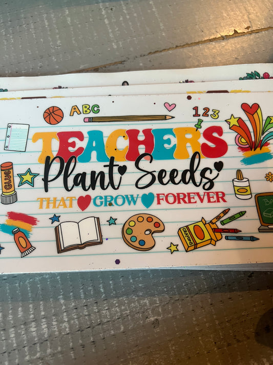 Teachers plant seeds