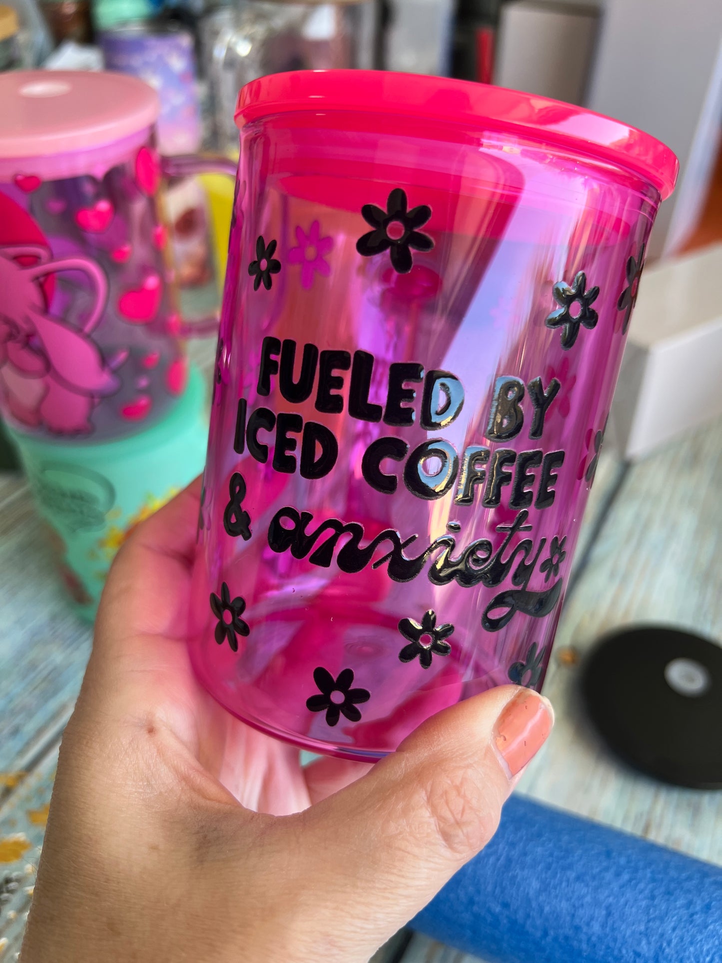 Fueled by iced coffee and anxiety