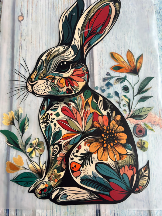 Floral bunny