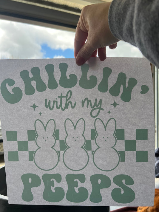 Chillin with my peeps (teal)