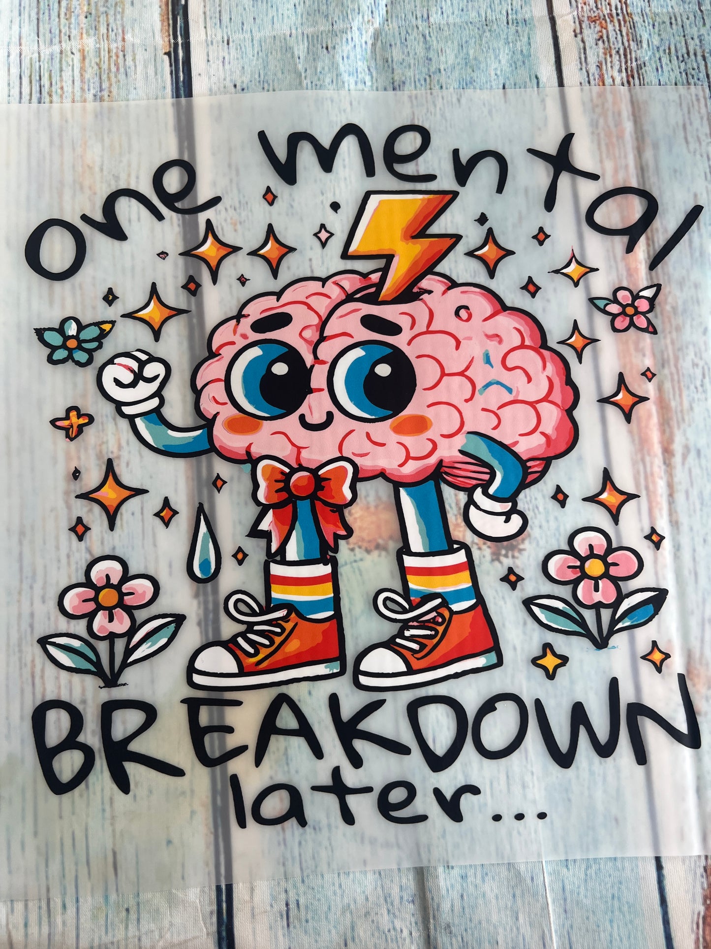 One mental breakdown later