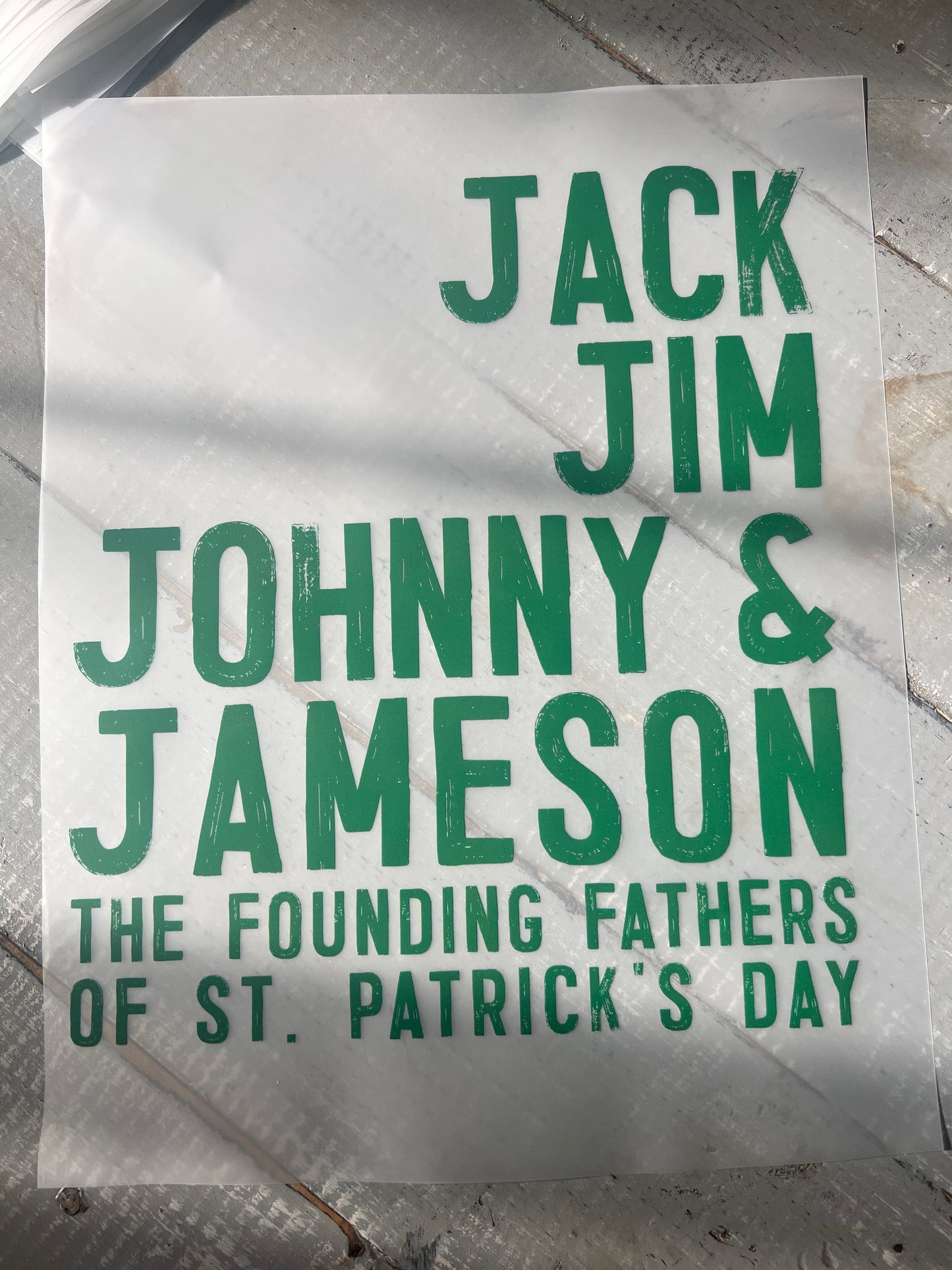 Jack Jim Johnny & Jameson