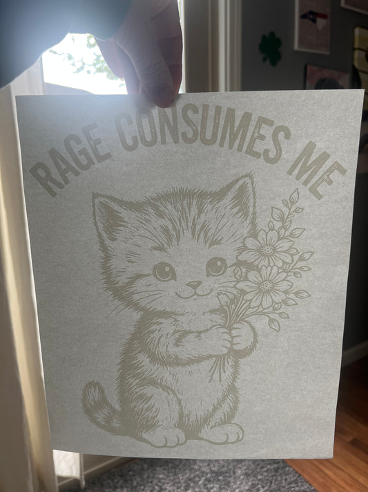 Rage consumes me (white)