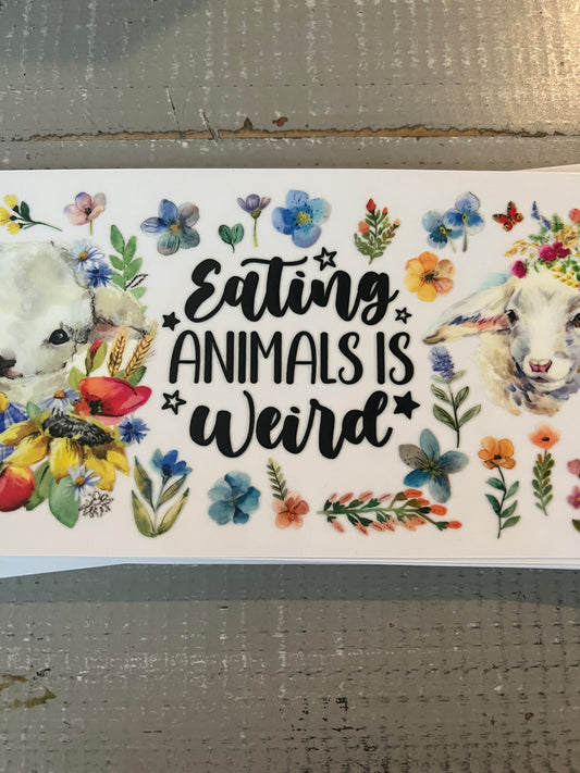 Eating animals is weird