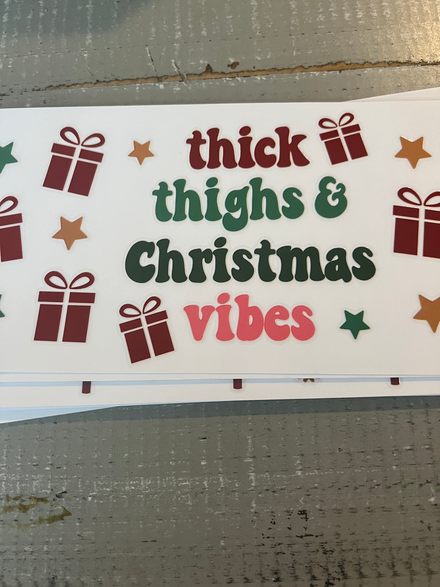 Thick thighs and Christmas vibes