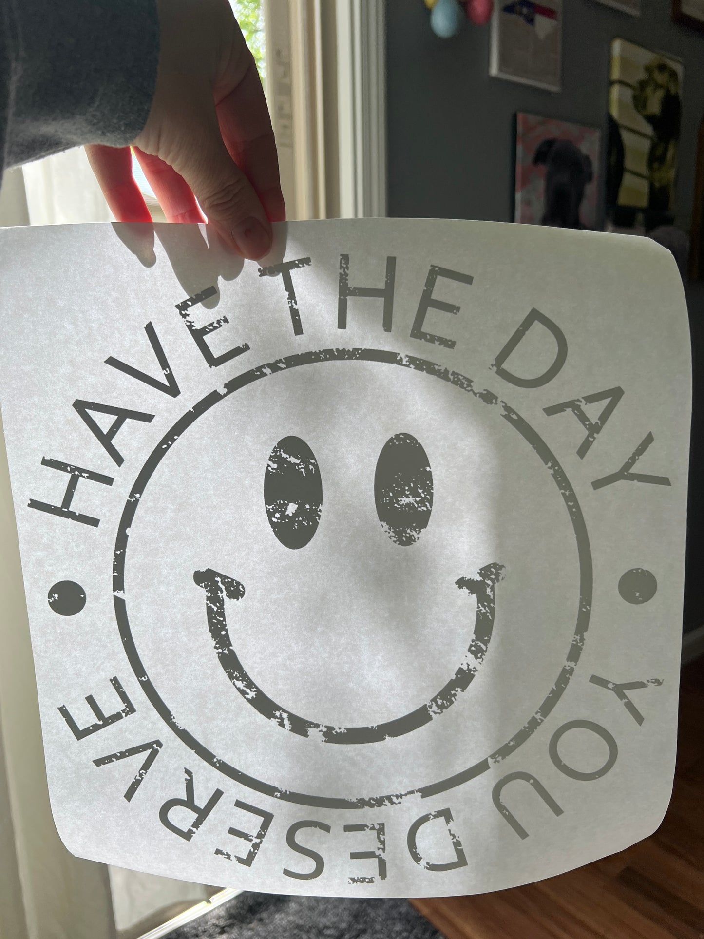 Have the day you deserve (black)